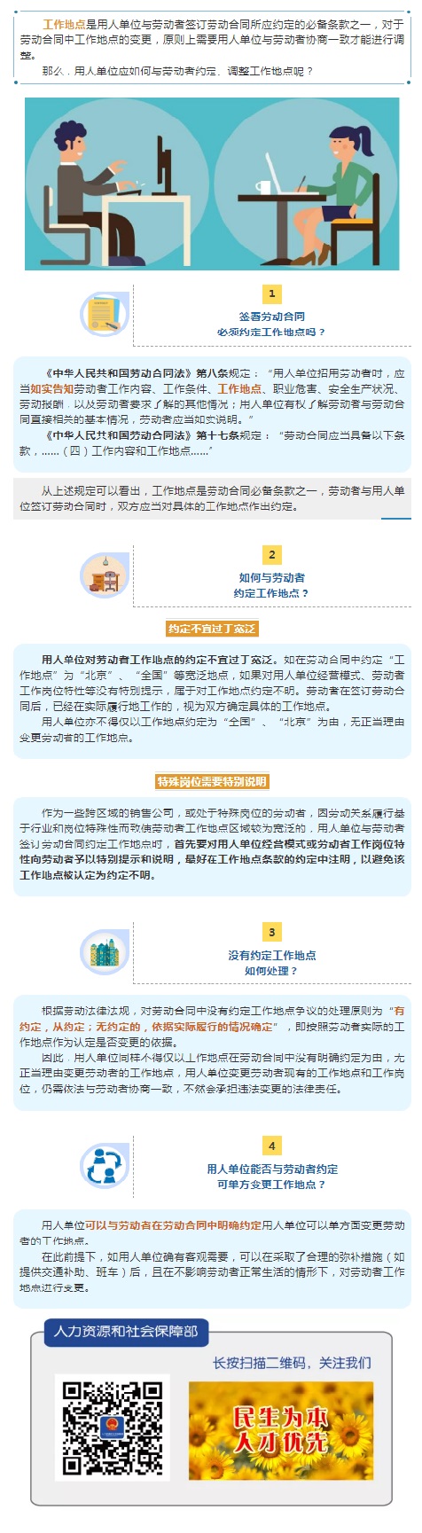 與勞動者約定工作地點(diǎn)，這4個(gè)問題必須注意?。ㄉ蟼鳎?jpg