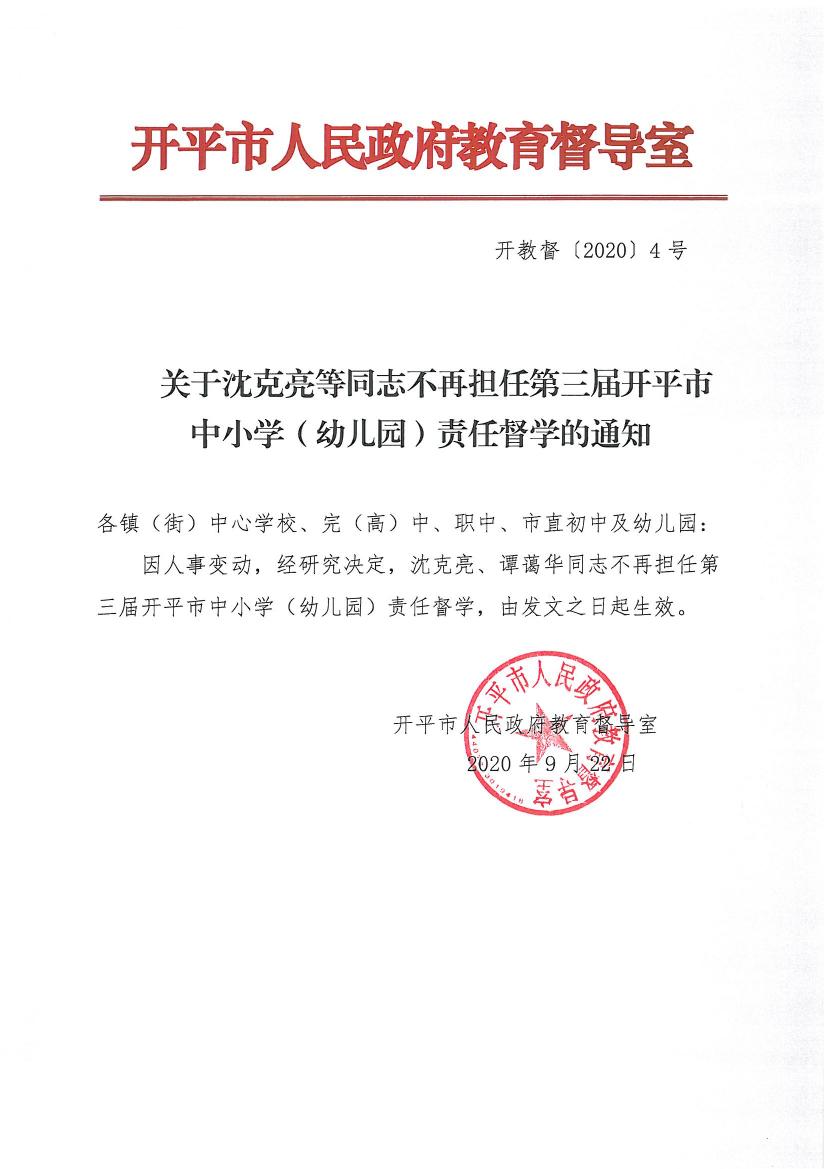 開教督〔2020〕4號關(guān)于沈克亮等同志不再擔任第三屆開平市中小學(xué)（幼兒園）責任督學(xué)的通知0000.jpg