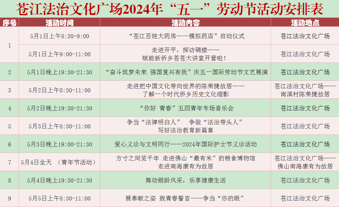 蒼江法治文化廣場(chǎng)2024年“五一”勞動(dòng)節(jié)活動(dòng)安排表.png