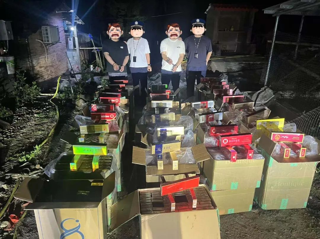 雷霆出擊！開平警方3日內(nèi)連破兩起非法經(jīng)營假煙案，涉案金額約135萬元